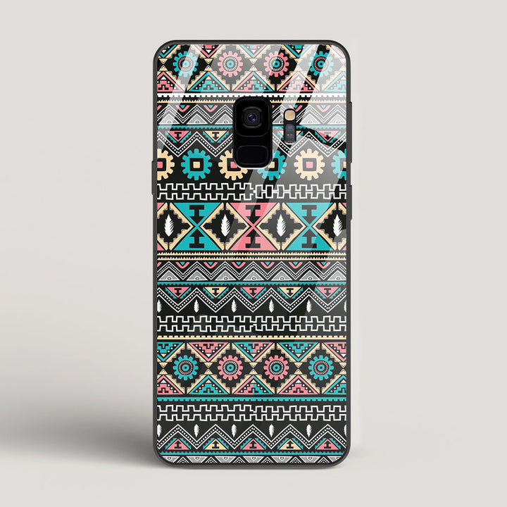 Triable pattern 03 - Samsung Galaxy S9 Glass Case