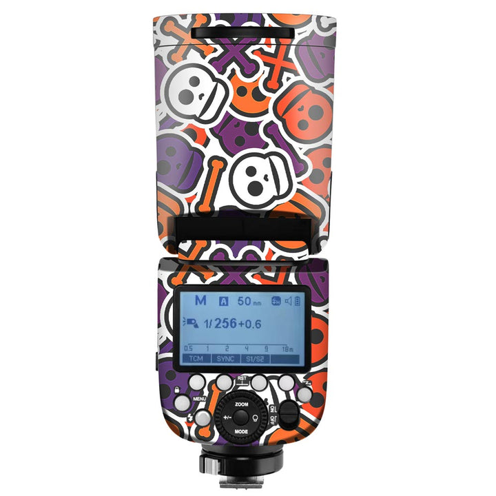 Skull Halloween Pattern - Camera Flash Skin