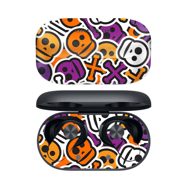 Skull Halloween Pattern - OnePlus Nord Buds 2 Skins