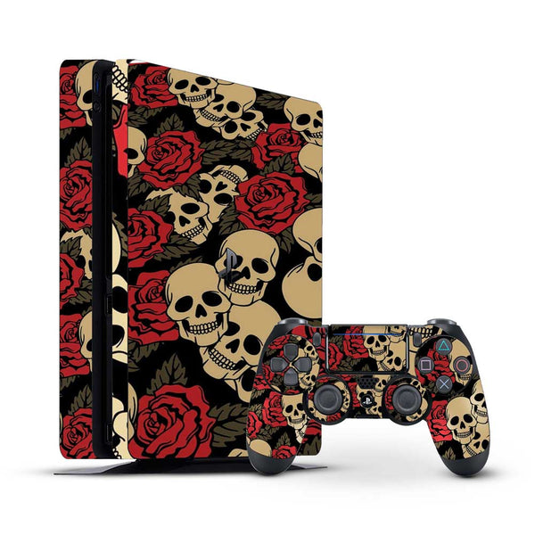 Skull Rose- Sony PS4 Pro Skin