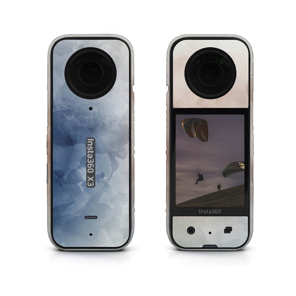 Smoky Glass Blue Insta360 Skin
