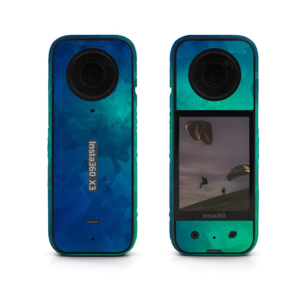 Smoky Glass Green Insta360 Skin