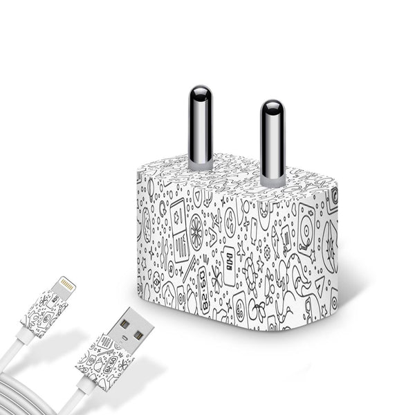 Social - Apple charger 5W Skin