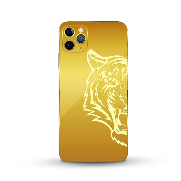 Tiger golden plate concept skin by Sleeky India  