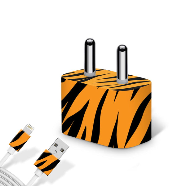 Tiger Print - Apple charger 5W Skin