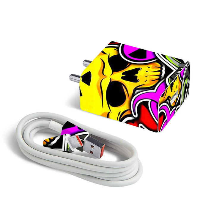 Toxic StickerArt - MI 27W and 33W charger skin by Sleeky India