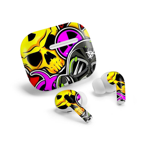 Toxic StickerArt - Airpods Skin by Sleeky India