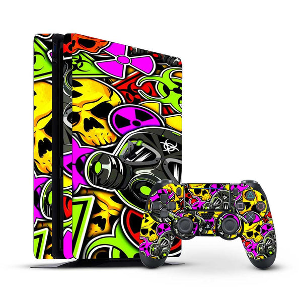 Toxic StickerArt- Sony PS4 Pro Skin