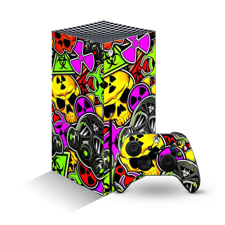 Toxic StickerArt - XBox Series X Console Skins