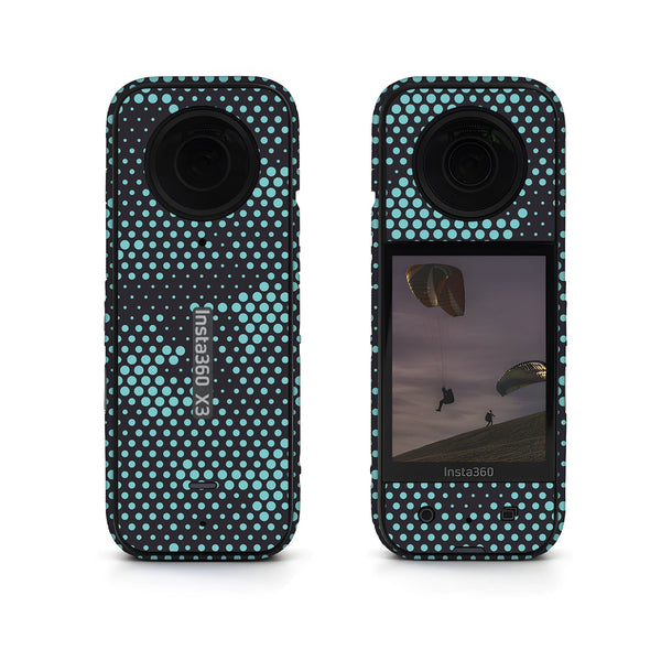 Turquoise Hive Camo Insta360 Skin