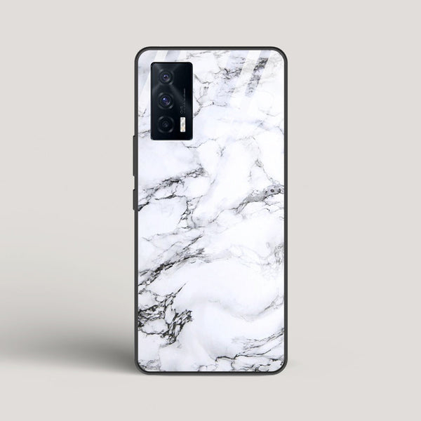 Marble White Luna - vivo iQOO Neo 5 Glass Case