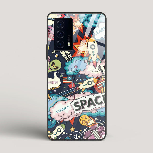 Lost Space - vivo iQOO Z5 Glass Case