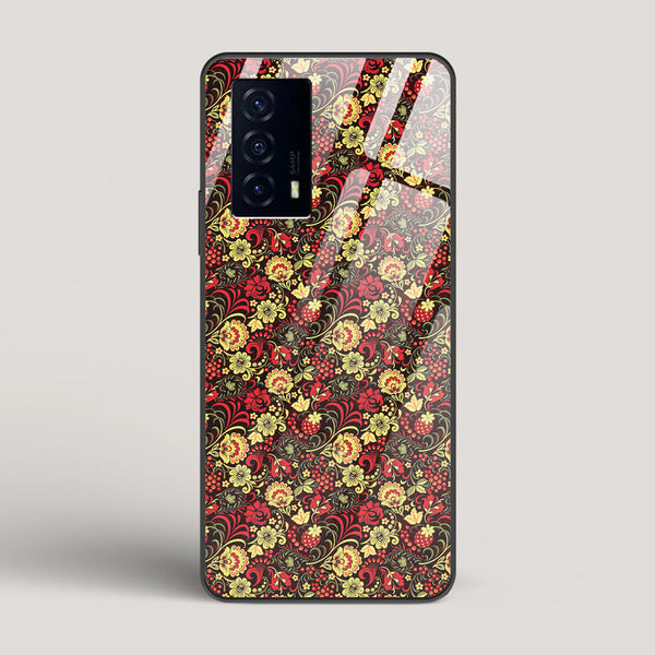 Russian Floral Pattern - vivo iQOO Z5 Glass Case