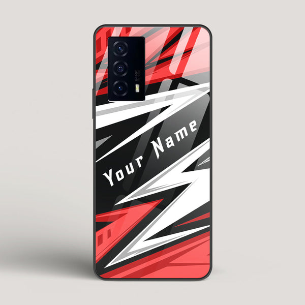 Racer Red Name Edition - Vivo iQOO Z5 Glass Case