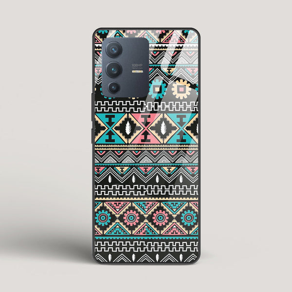 Triable pattern 03 - vivo V23 Pro Glass Case
