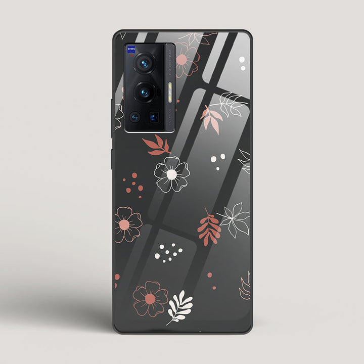 Boho Floral Midnight - vivo X70 Pro Glass Case