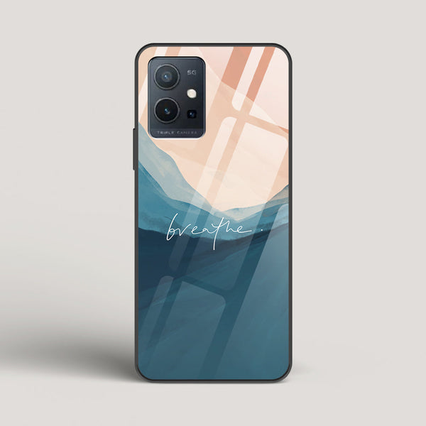 Pastel Breathe - vivo Y75 5G Glass Case