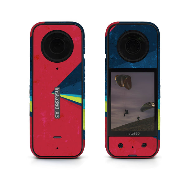 Vintage Colourfull Rays Insta360 Skin