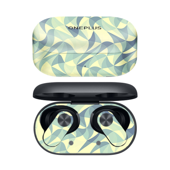 Wave Mosaic Blue - OnePlus Nord Buds 2R Skins