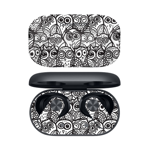 White And Black Owl - OnePlus Nord Buds 2 Skins