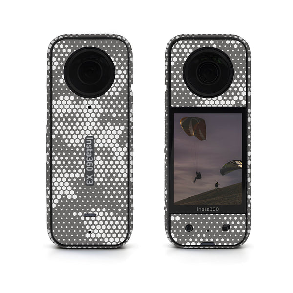 White Insta360 Skin