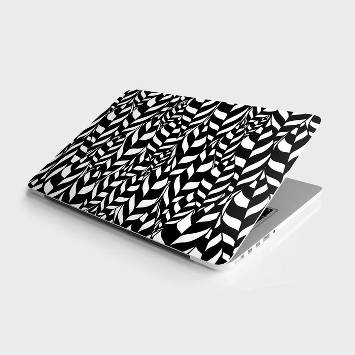 Zebra Leaf Pattern - Laptop Skins