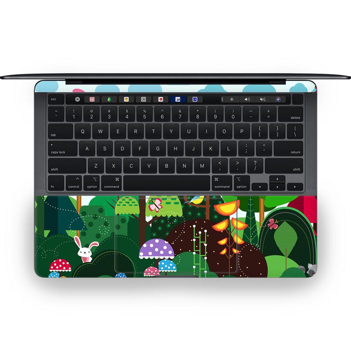 Abstract Forest By The Doodleist - MacBook Skins