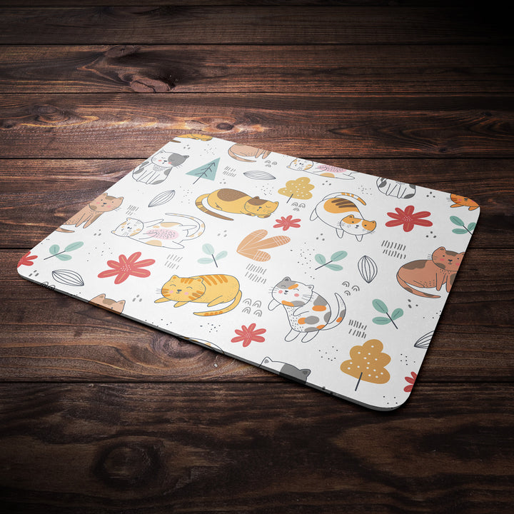 Abstract Cat pattern - Mousepad