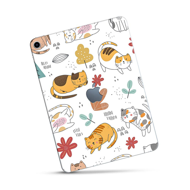 Abstract Cat Pattern - Apple Ipad Skin