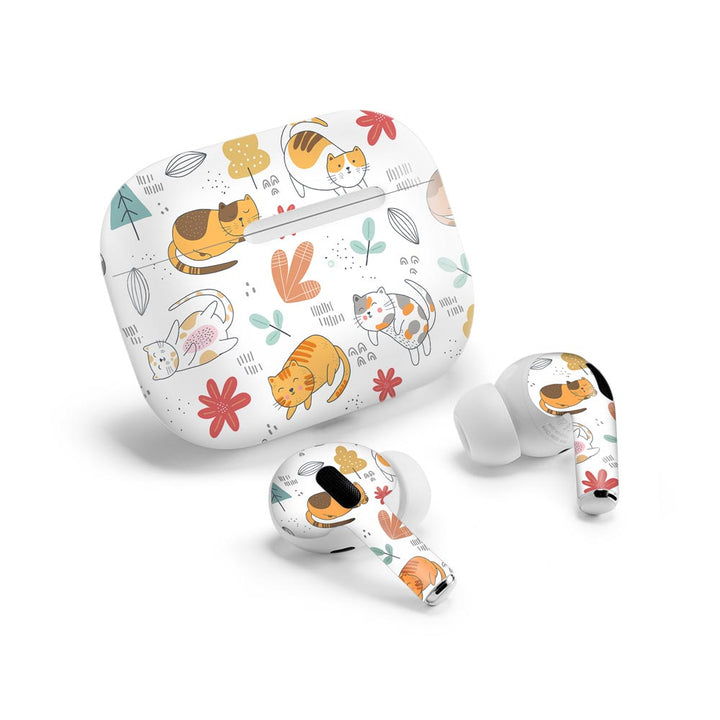 Abstract Cat Pattern - Airpods Pro Skin