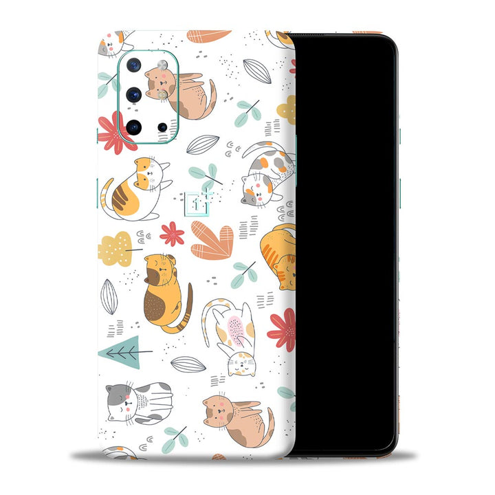 Abstract Cat Pattern - Mobile Skin