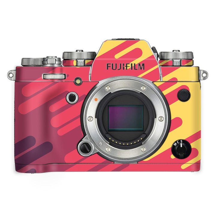 Abstract Cross Lining - FujiFilm Camera Skin