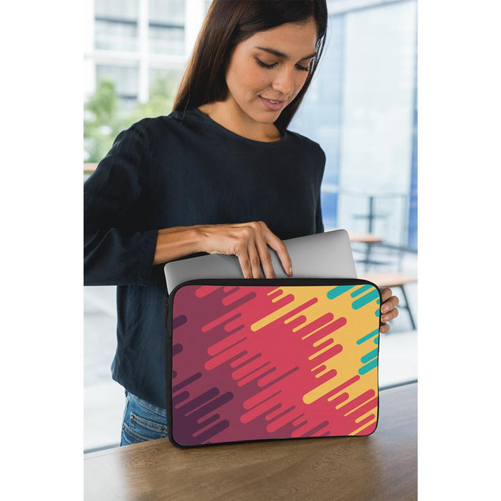 Abstract Cross Lining - Laptop Sleeve