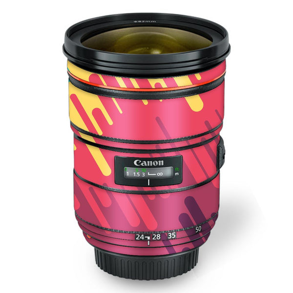 Abstract Cross Lining - Canon Lens Skin