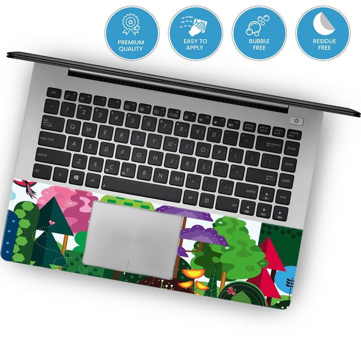 Abstract Forest By The Doodleist - Laptop Skins