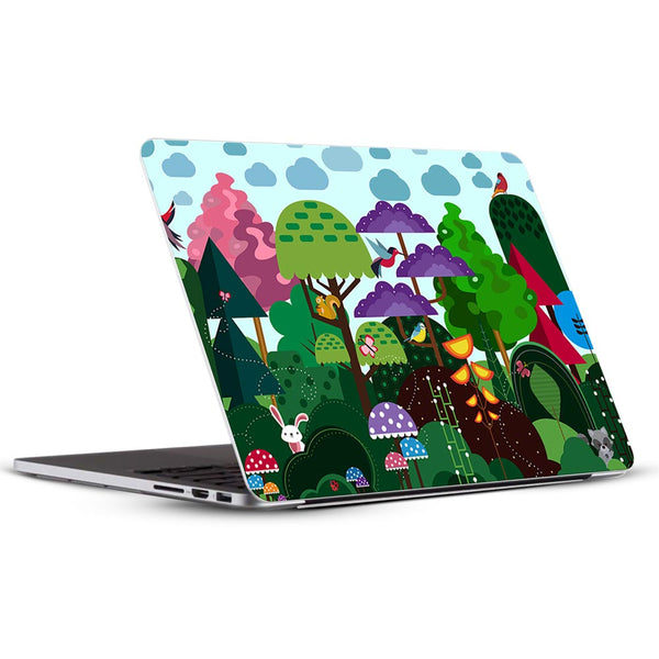 Abstract Forest By The Doodleist - Laptop Skins