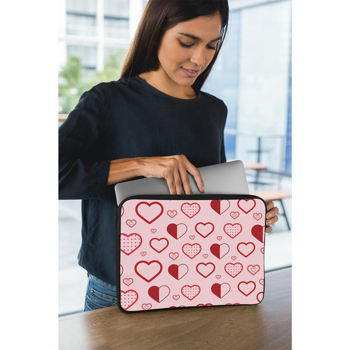Abstract Heart Pattern - Laptop Sleeve