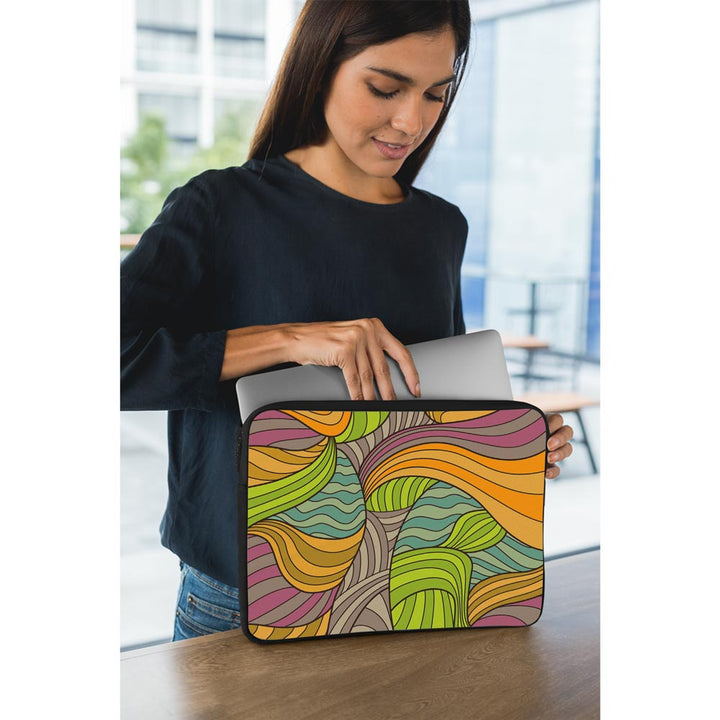 Abstract Stripes Pattern - Laptop Sleeve