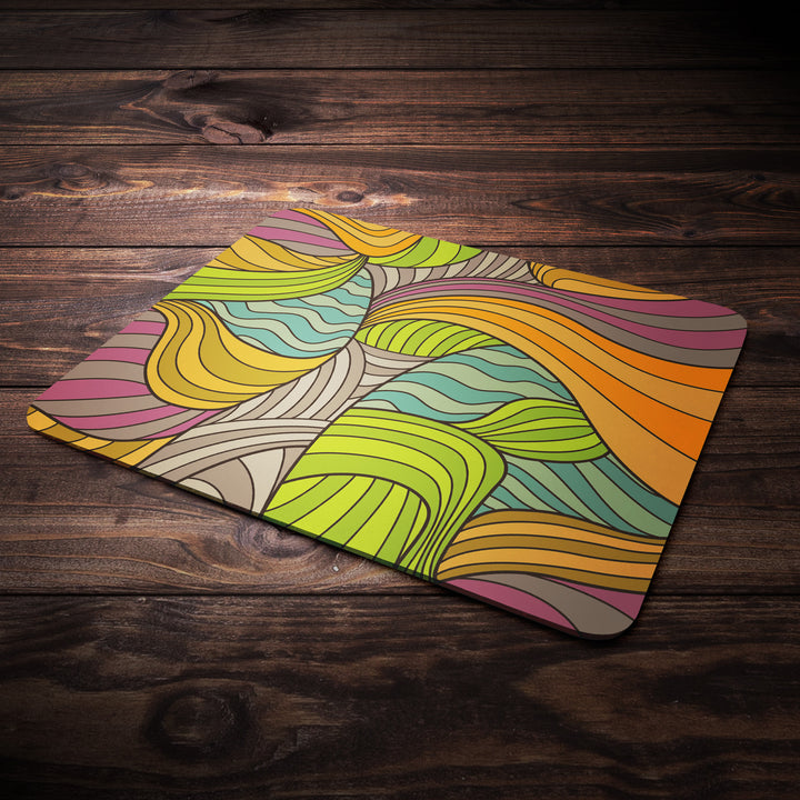 Abstract Stripes pattern - Mousepad