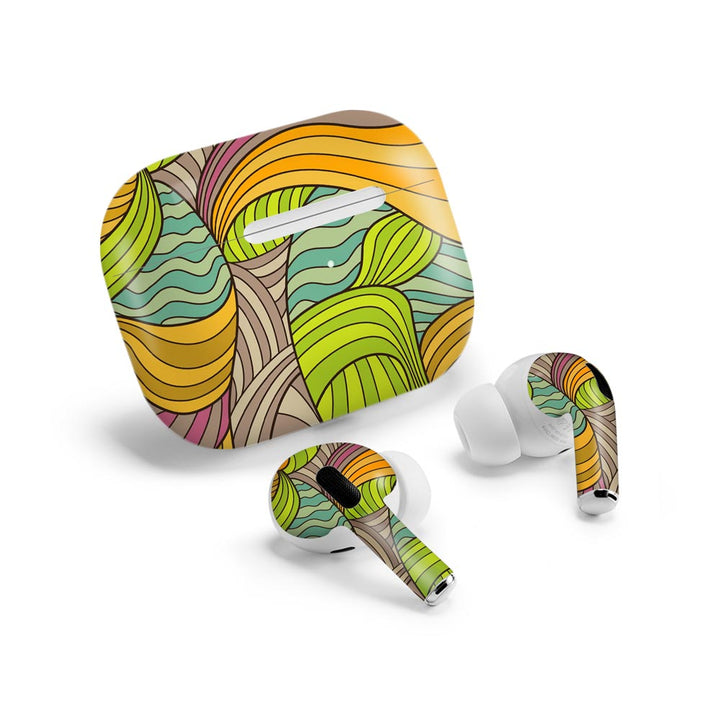 Abstract Stripes Pattern - Airpods Pro Skin