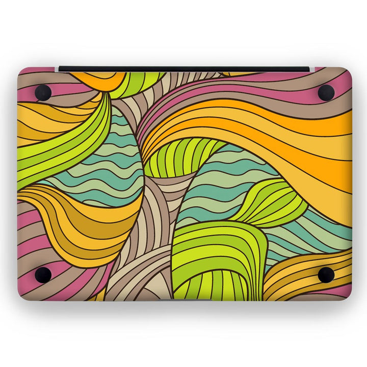 Abstract Stripes Pattern - MacBook Skins