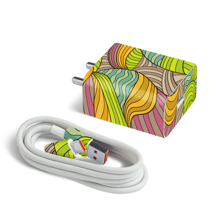 Abstract Stripes Pattern - MI 22.5W & 33W Charger Skin