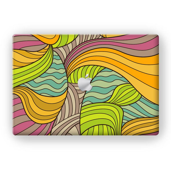 Abstract Stripes Pattern - MacBook Skins