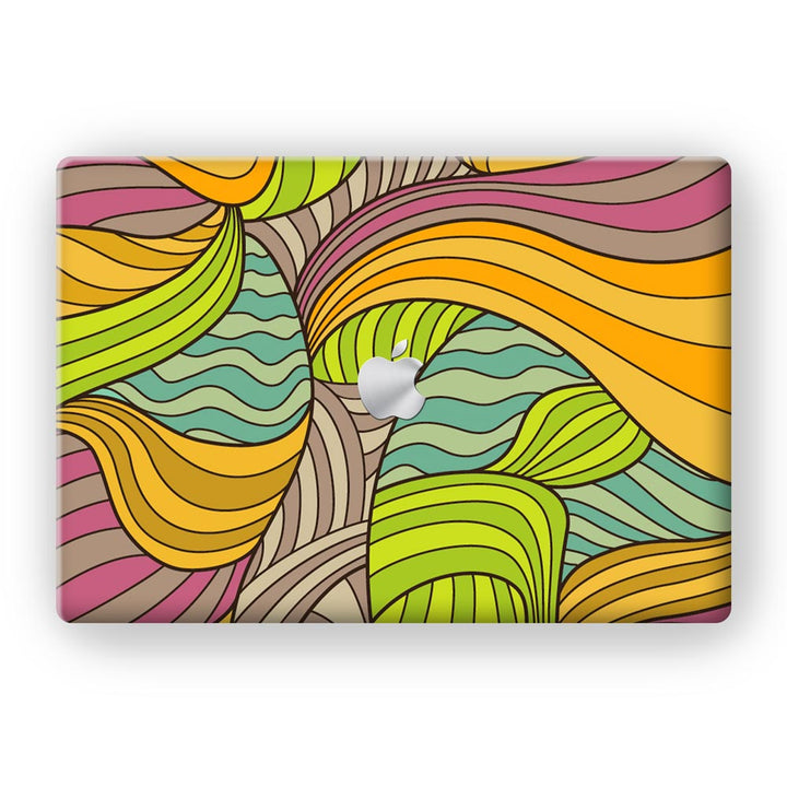 Abstract Stripes Pattern - MacBook Skins