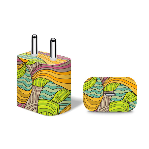 Abstract Stripes Pattern - Apple 20W Charger Skin