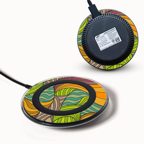 Abstract Stripes Pattern - Samsung Wireless Charger 2015 Skins