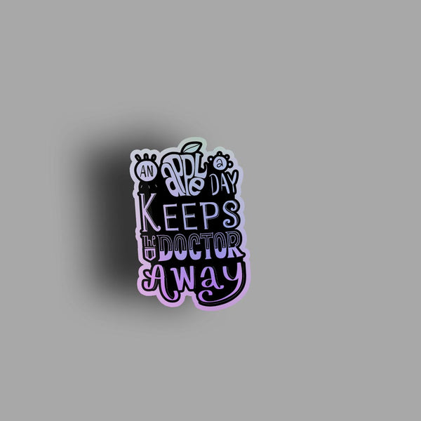 Quote - Holographic Sticker