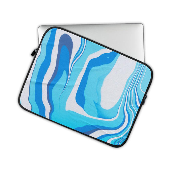 aqua flow designs laptop sleeves by sleeky india