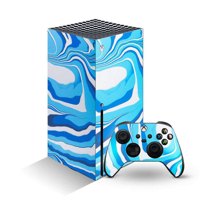 Aqua flow - XBox Series X Console Skins