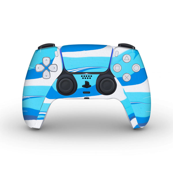 Aqua Flow - Skins for PS5 controller by Sleeky India